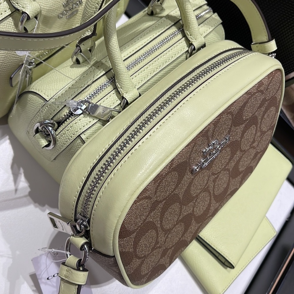Coach Mini Jamie Camera Bag In Signature Canvas
SV/Khaki/Pale Lime - Picture 3 of 16